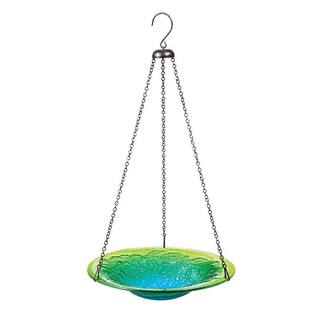 Evergreen Hanging Colors of the Sea Glass Birdbath 2BF663