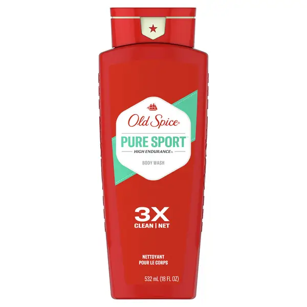 Old Spice High Endurance Body Wash for Men Pure Sport Scent 18 fl oz