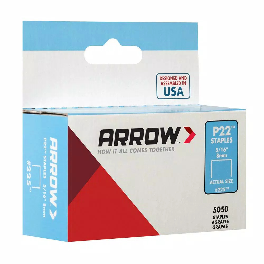 Arrow 5/16 in. Staples (5，050-Pack) and#8211; XDC Depot