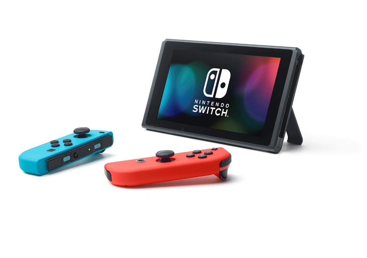  Switch w/ Neon Blue and Neon Red Joy-Con + Mario Kart 8 Deluxe