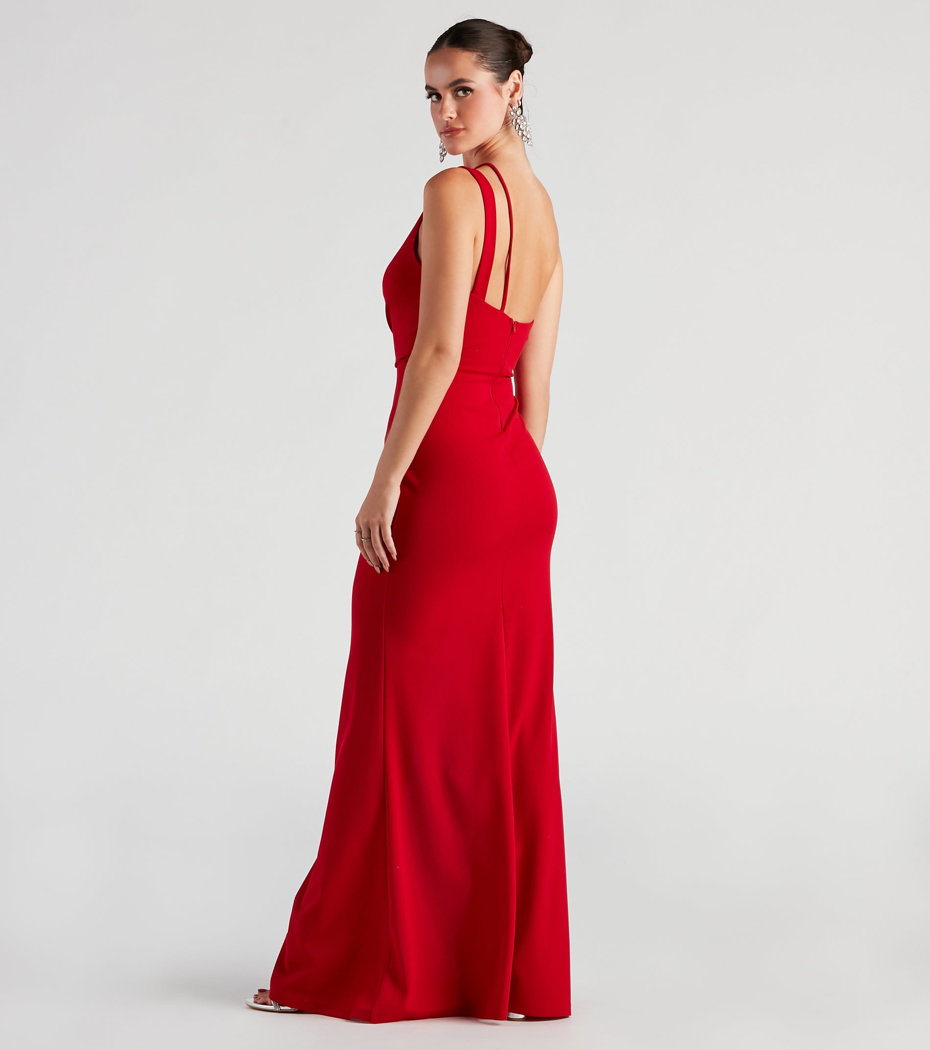 Alaina Asymmetric One-Shoulder Mermaid Dress