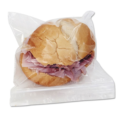 Boardwalk Reclosable Food Storage Bags | Sandwich， 1.15 mil， 6.5