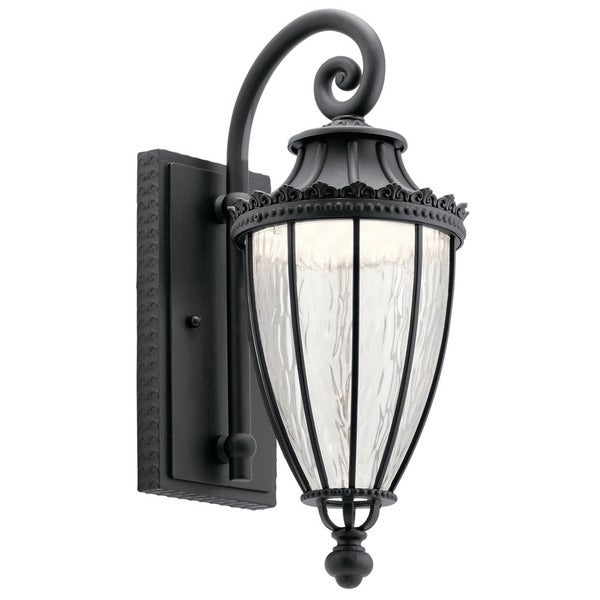 Kichler Lighting Wakefield Collection 1-light Textured Black LED Outdoor Wall Lantern Shopping - The Best Deals on Outdoor Wall Lanterns | 20916330