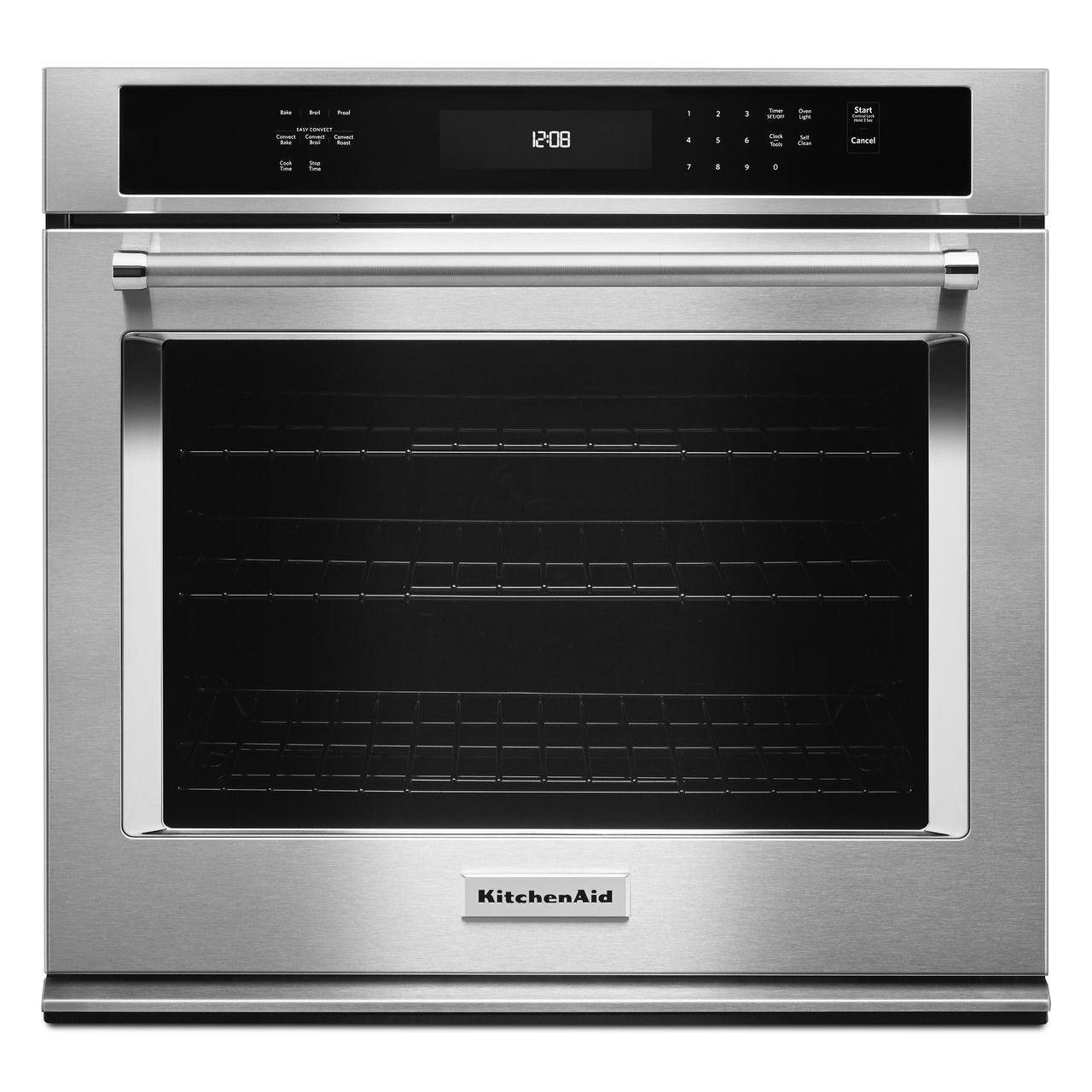 KitchenAid 30-inch, 5 cu. ft. Built-in Single Wall Oven with Convection KOSE500ESS