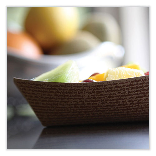 Southern Champion SCT Hearthstone Food Trays | 6 oz Capacity， 4.29 x 3.07 x 1.07， Brown， Paper， 1，000