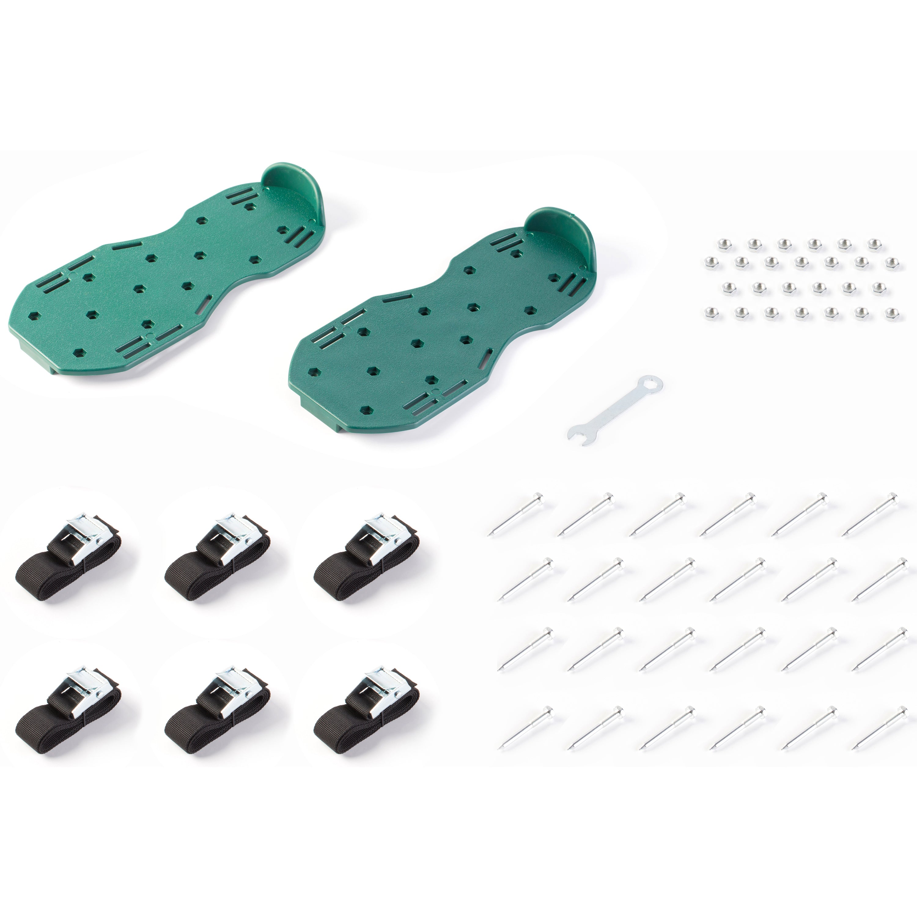Gardenised Lawn and Garden Aerator Metal Spike Shoe