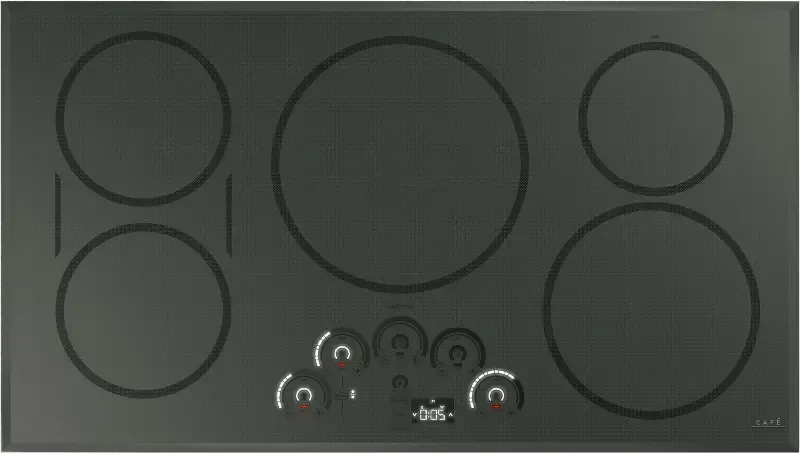 Cafe 36 inch Induction Cooktop - Black
