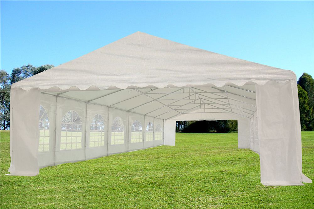 46'x20' PE Waterproof Party Tent Wedding Canopy Shelter - White - By DELTA Canopies
