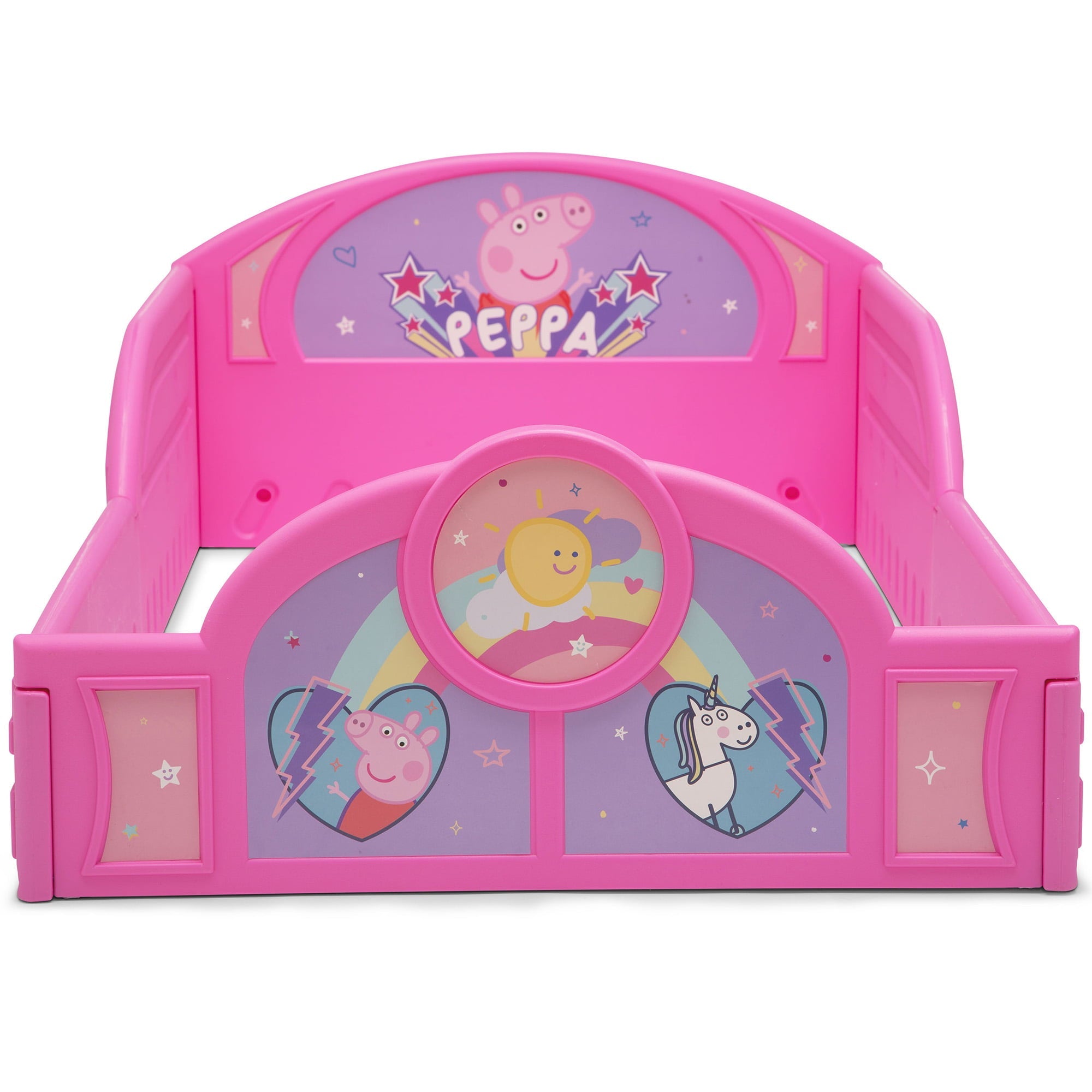Peppa Pig Plastic Sleep and Play Toddler Bed by Delta Children