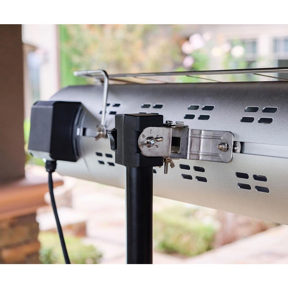 KENMORE 1500-Watt Indoor/Outdoor Carbon Infrared Electric Patio Heater, with Tripod and Remote, Silver KH-7E01-SSTP