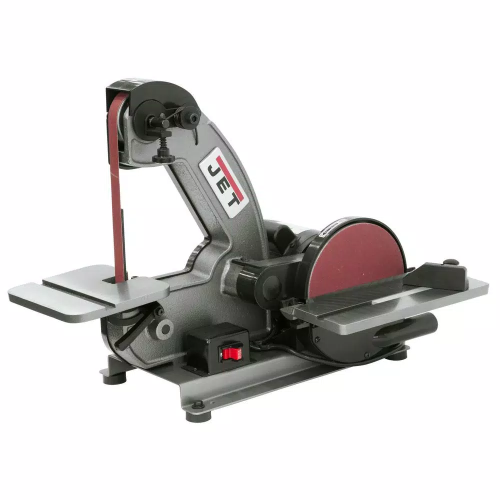 Jet 1/3 HP 1 in. x 42 in. Benchtop Belt and 8 in. Disc Sander， 115-Volt J-4002 and#8211; XDC Depot