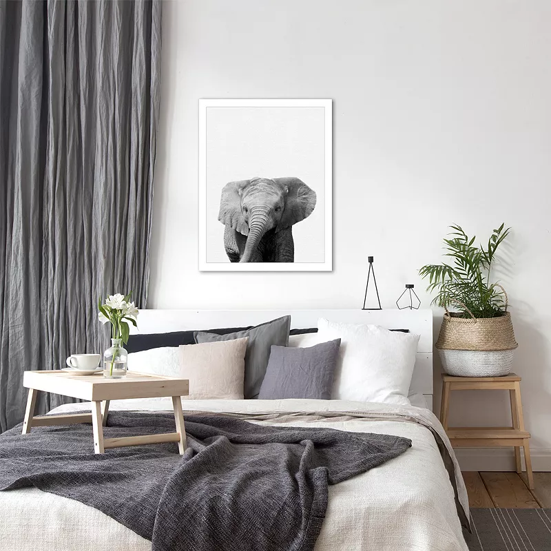 Americanflat Elephant Framed Art Print