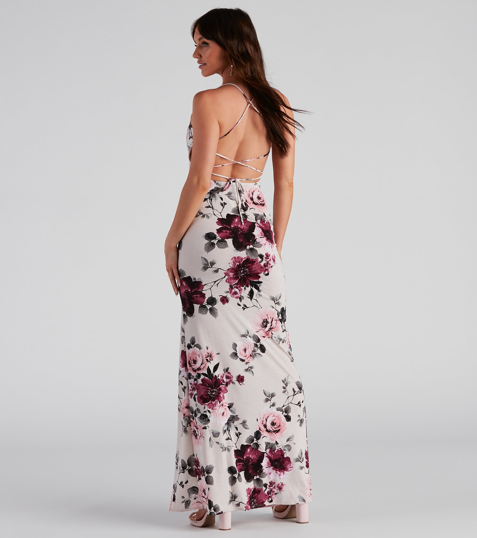 Date Night Chic Floral Maxi Dress