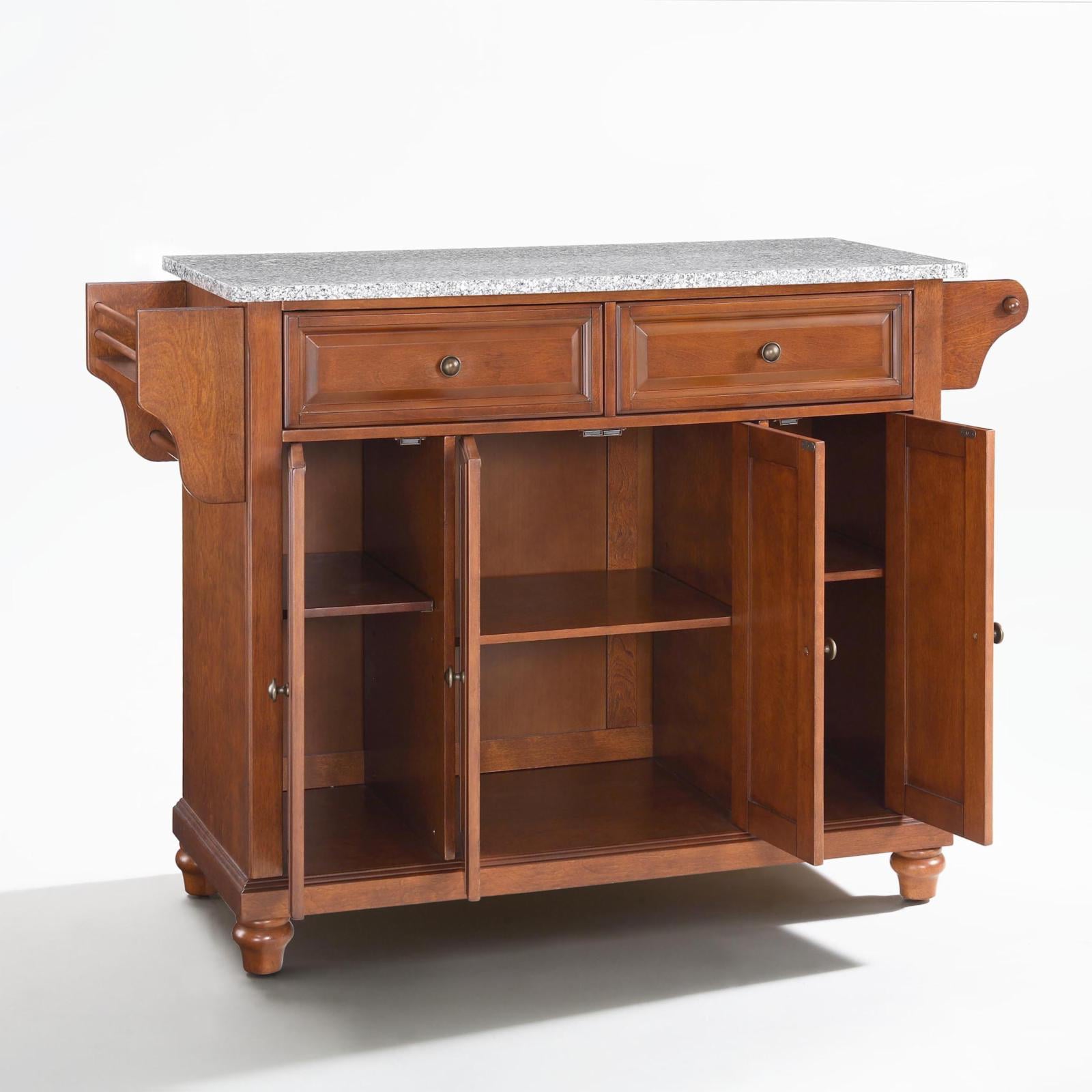 Crosley Cambridge Solid Granite Top Kitchen Island