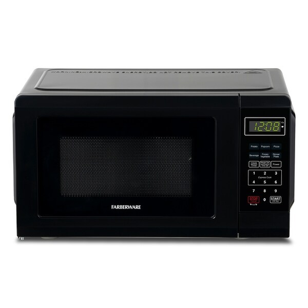 0.7 Cu Ft 700-Watt Microwave Oven， Black Shopping - The Best Deals on Over-the-Range Microwaves | 38888656