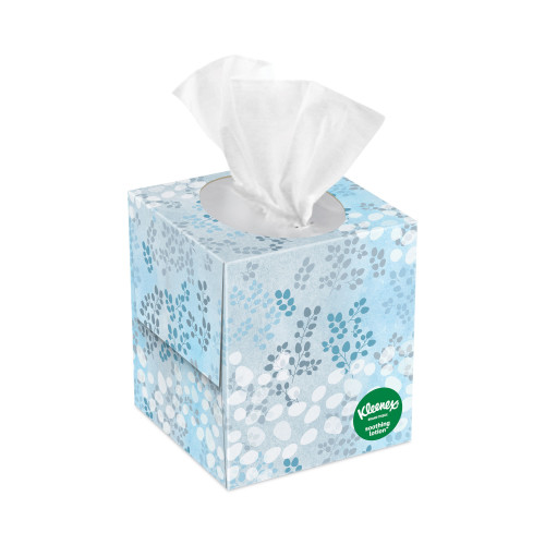 Kleenex Lotion Facial Tissue， 3-Ply， White， 60 Sheets/Box， 27 Boxes/Carton (54271)