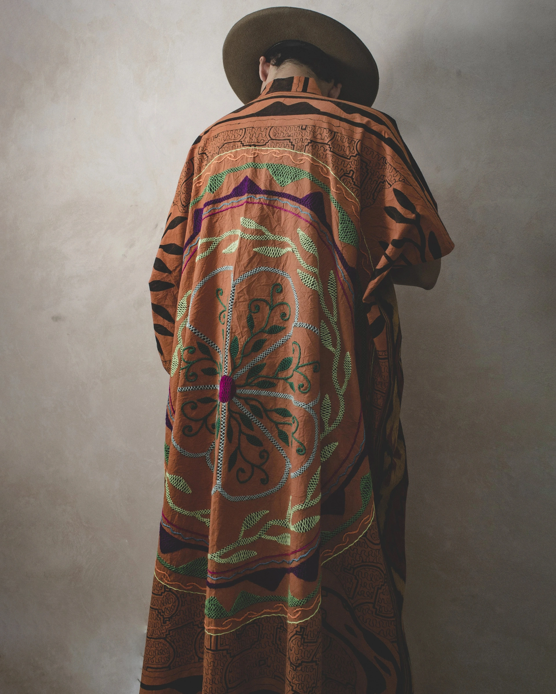 Loose and super long Shipibo Kimono