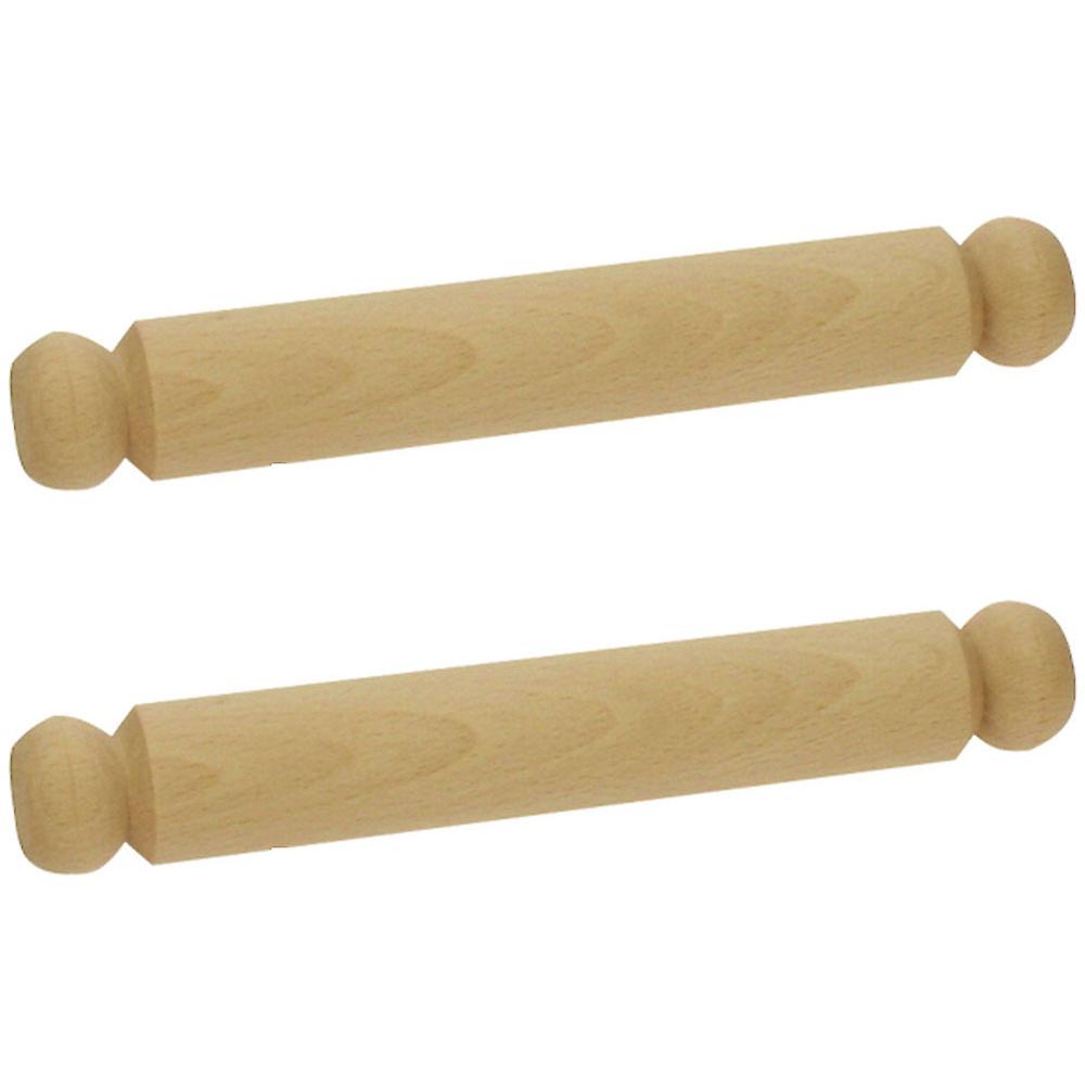 Bigjigs Toys Large Wooden Rolling Pin (Pack of 2) Kids Child Children Kitchen