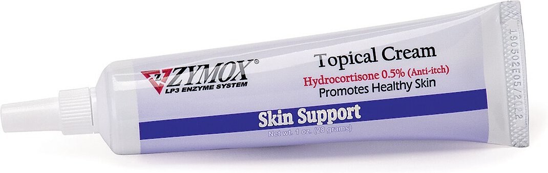 Zymox Topical Cream with Hydrocortisone 0.5% for Dogs and Cats