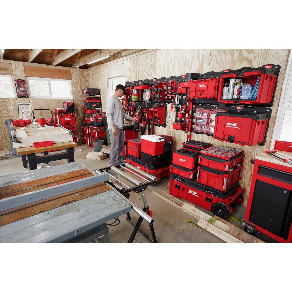 Milwaukee 48-22-8445 Packout 19.5 in. W x 14.7 in. H x 14.5 in. D Cabinet in Red (1-Piece)