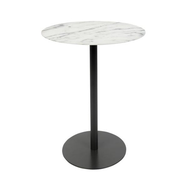 Zuiver Snow Oval White Marble End Table