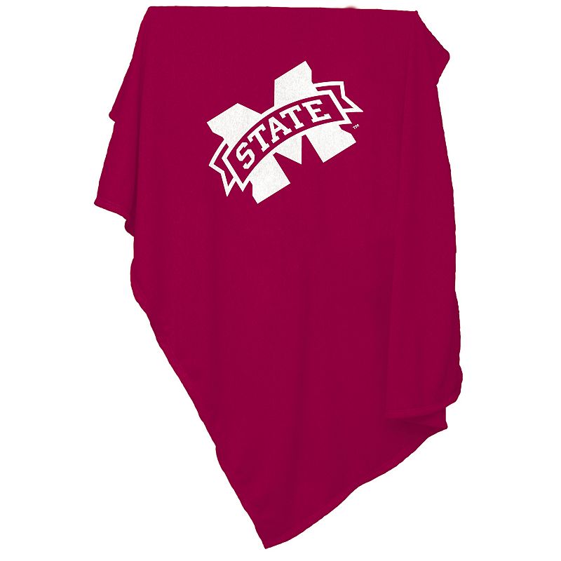Logo Brand Mississippi State Bulldogs Sweatshirt Blanket