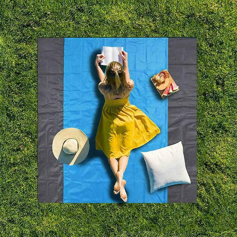 Waterproof Beach Mat Picnic Blanket For Outdoor Camping Picknick Tent Pad 200x200cm