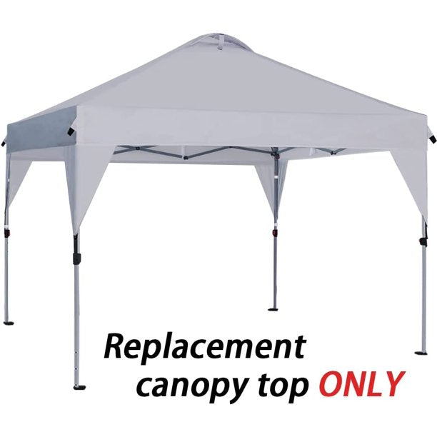 Eurmax 10x10 Canopy Top Replacement Instant Outdoor Patio Sunshade Tent Cover-Grey