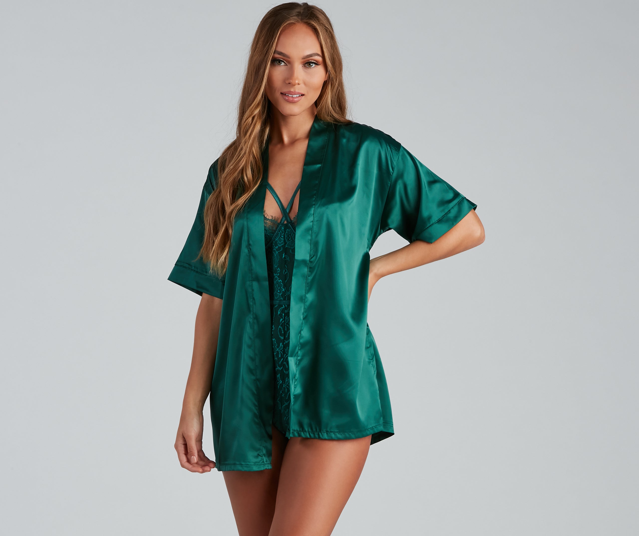 Sleek And Stunning Satin Robe