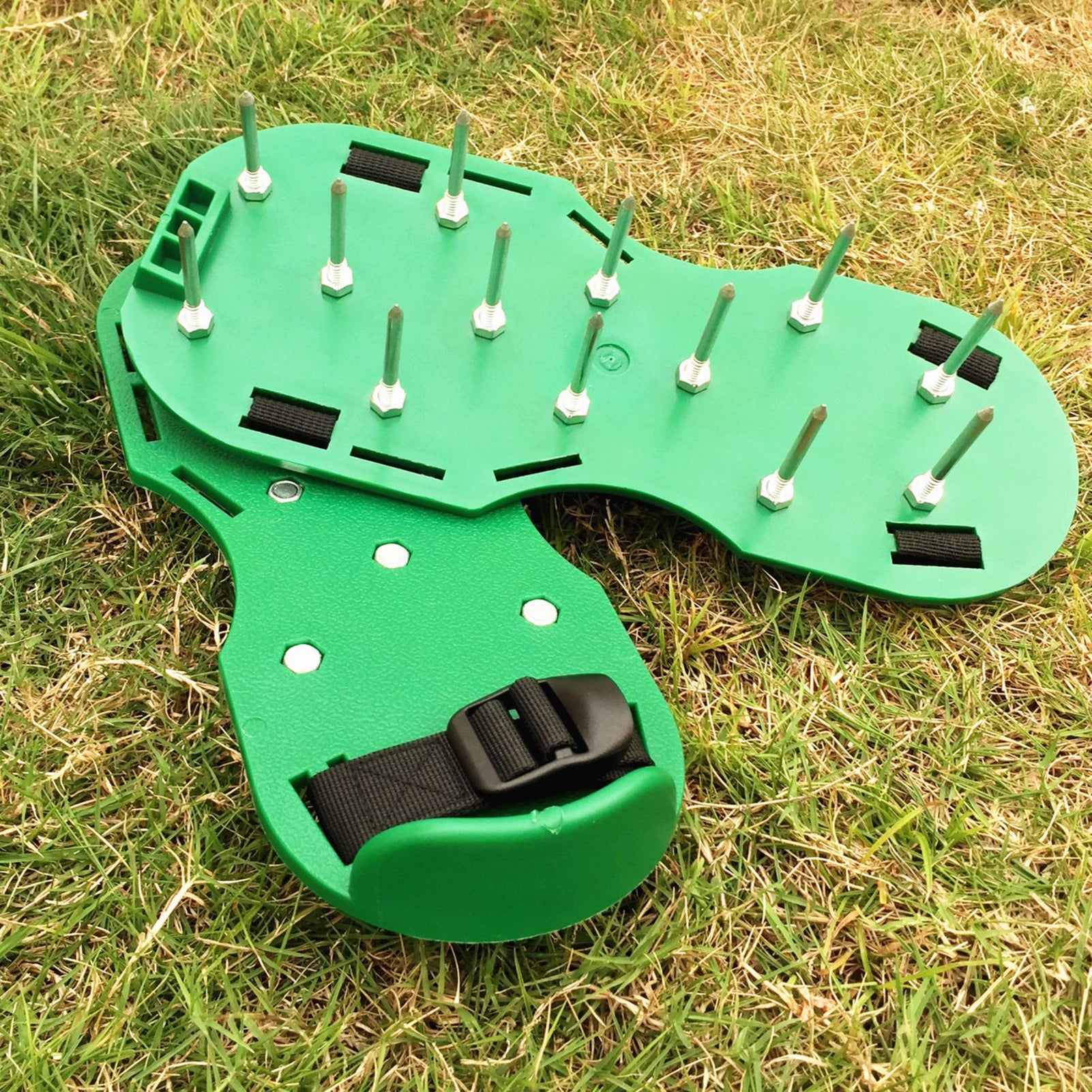 Aibecy Lawn Aerator Shoes Garden Loosen The Soil Nail Shoes