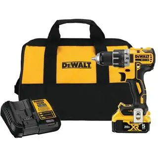 DEWALT 20V MAX XR Cordless Brushless 12 in. DrillDriver (3) 20V 5.0Ah Batteries and Charger DCD791P1W2502