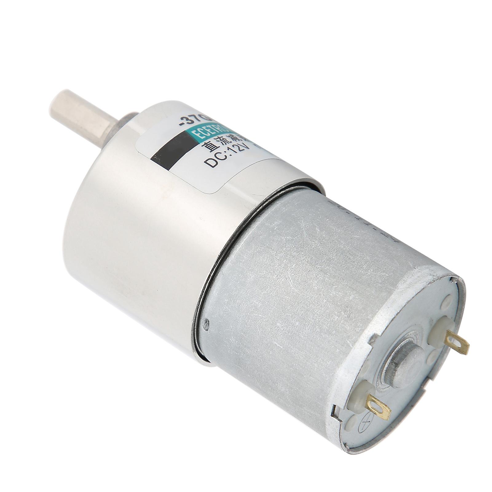 Dc Reduction Motor All Metal Gear Low Speed For Electronic Manufacturing Equipment 12v20rpm/min