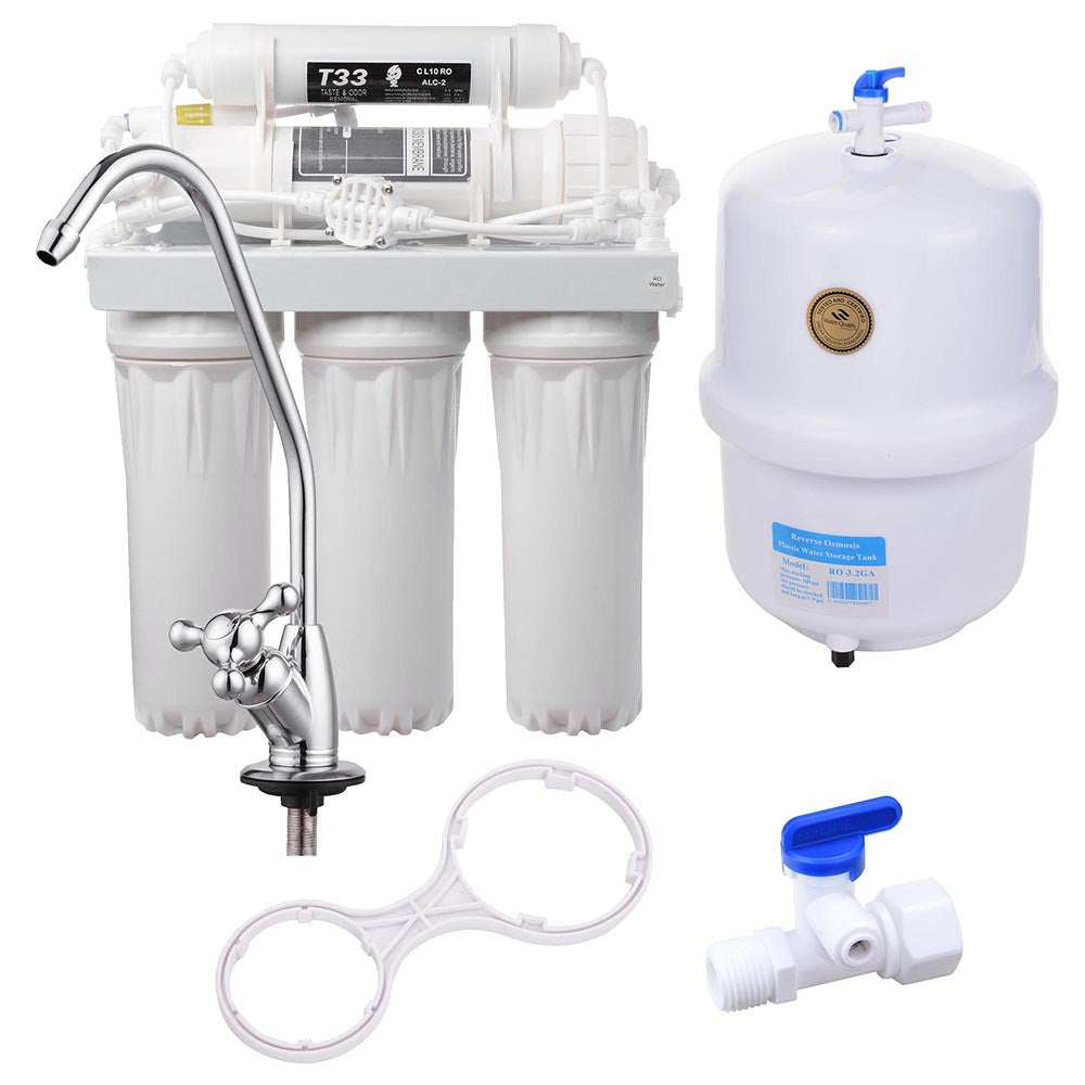 Yescom 5-Stage Water Filter System w/ 8 Extra Filters