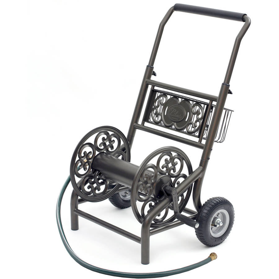 Liberty Garden 200' Decorative 2 Wheel Hose Reel Cart