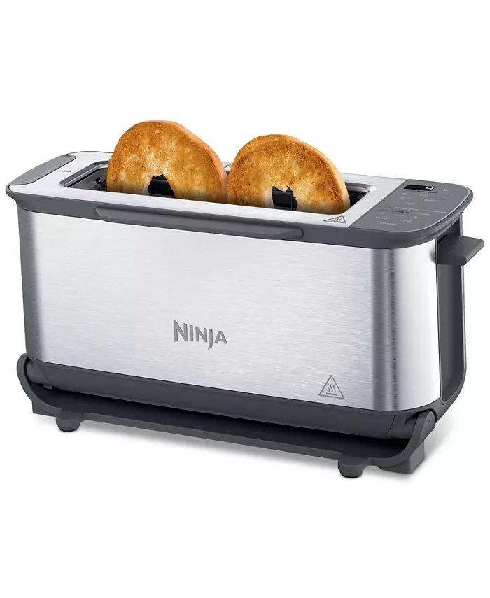 Ninja ST101 Foodi 2-in-1 Flip Toaster Toaster Oven， 1500 Watts