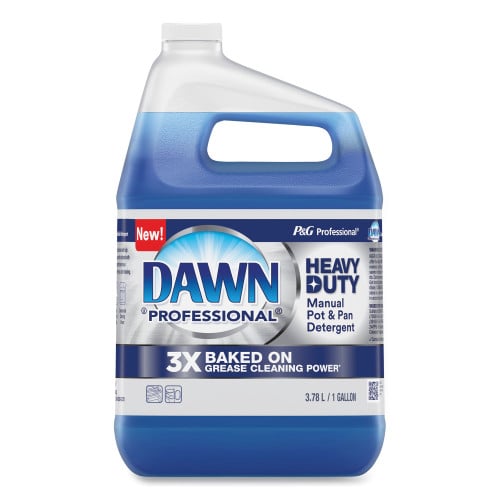 Dawn Heavy-Duty Manual Pot/Pan Dish Detergent， Original Scent， 1 gal Bottle， 4/Carton (08837)