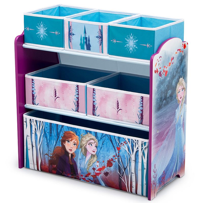Disney's Frozen 2 Design and Store 6-Bin Toy Organizer by Delta Children