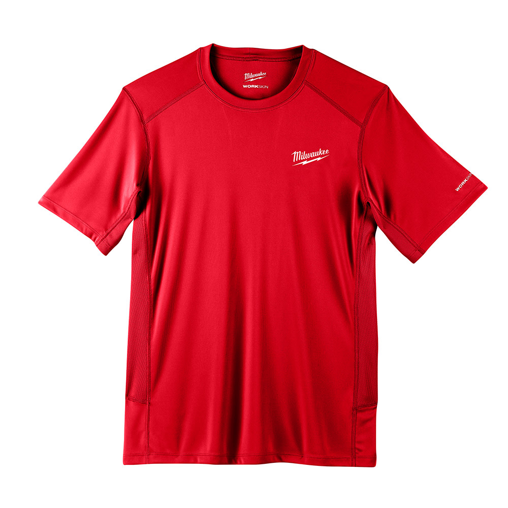 Milwaukee Workskin Lightweight Performance Shirt Short Sleeve Shirt Red Small