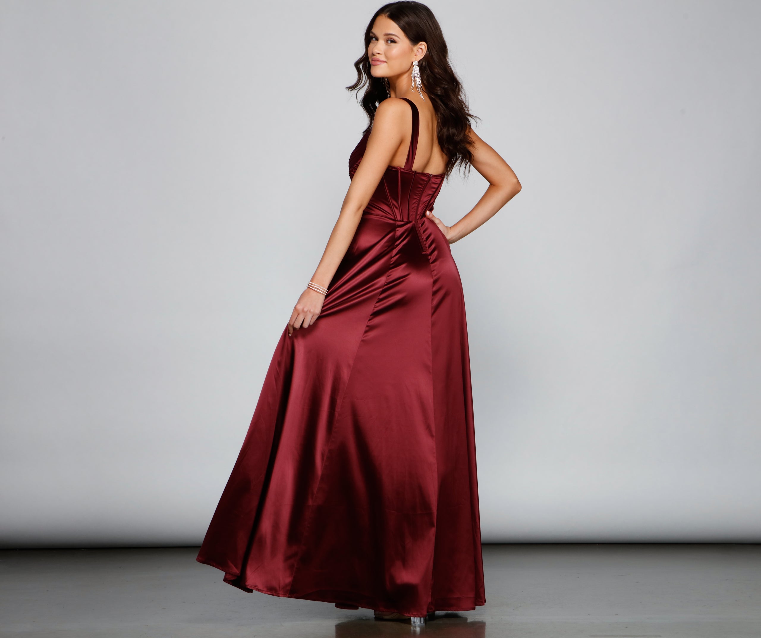 Rae Formal Corset A-Line Dress