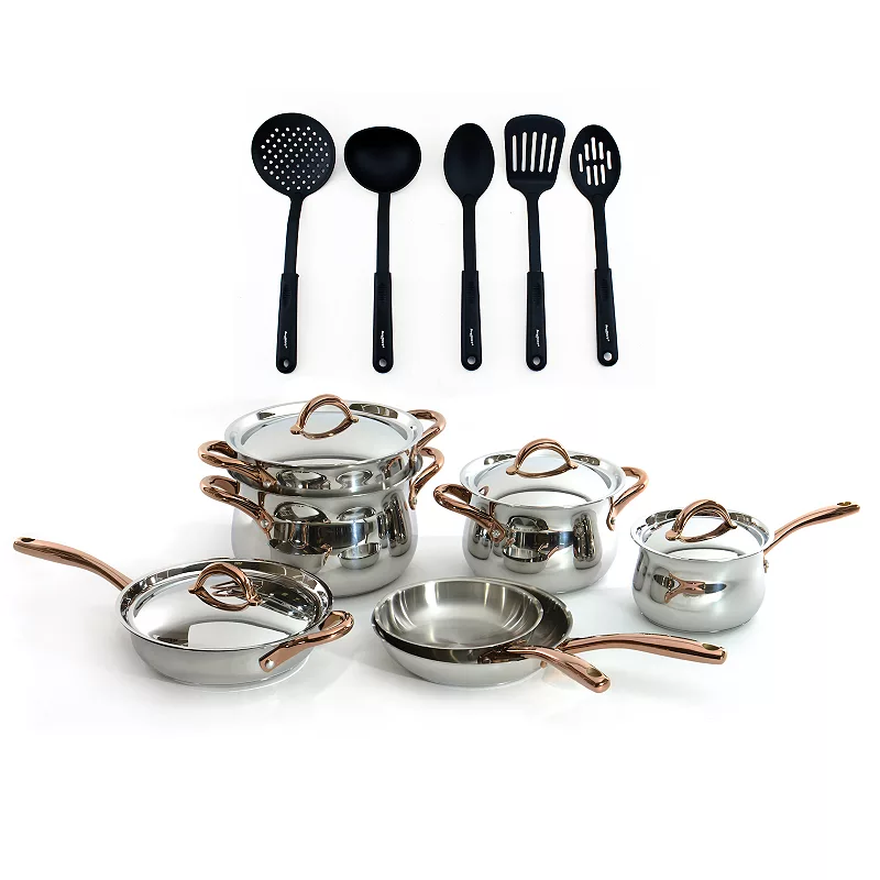 BergHOFF Ouro Gold 16-pc. 18/10 Stainless Steel Cookware Set