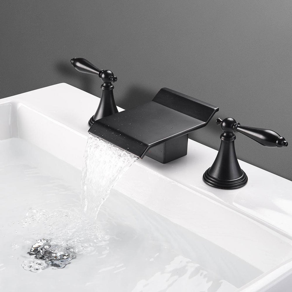 Yescom 2-handle Widespread Bathtub Faucet Finish Color Opt