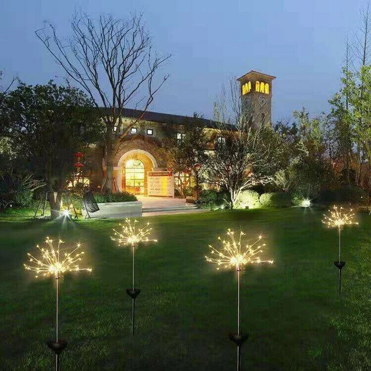 🔥BIG SALE -47% OFF🔥🔥-Waterproof  Solar Garden  Fireworks Lamp