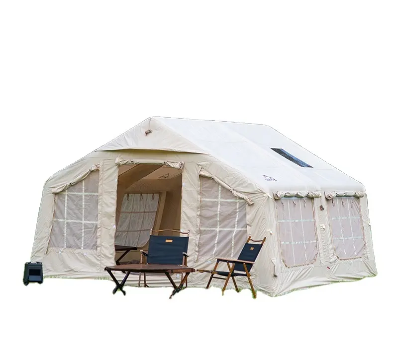 🎅Christmas Eve Deals!!💝🎉Coody Outdoor Inflatable Waterproof house Tents Camping Oxford Family Party Glamping Air Tent For 5 8 Persons for Picnic Hiking