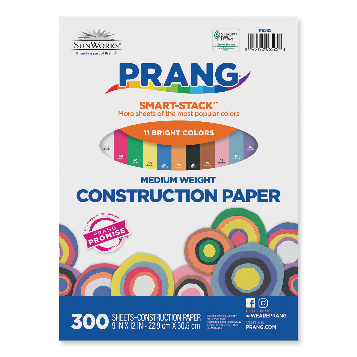 SunWorks Construction Paper Smart-Stack by Prangandreg; PAC6525