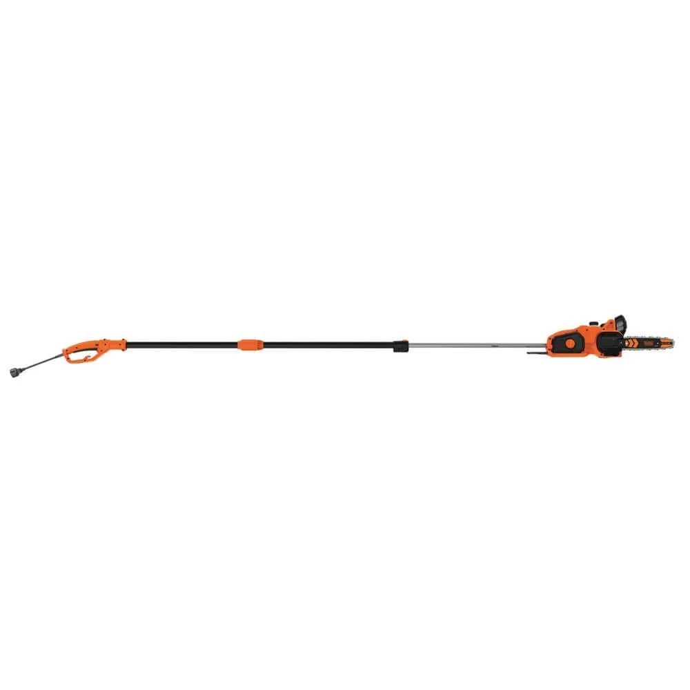 BLACK+DECKER 10 in. 8 AMP Corded Electric Chainsaw with Pole Attachment BECSP601