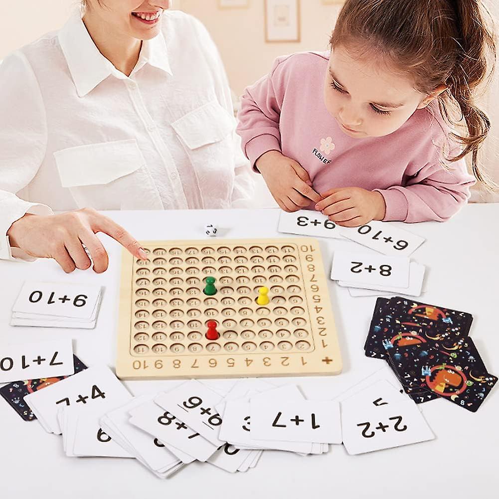 Tables Games For Kids Toddlers Math Table Board Game Educational Learning Counting Blocks