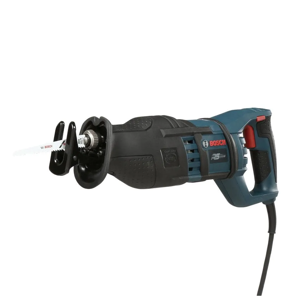 Bosch 14 Amp Corded 1-1/8 in. Variable Speed Stroke Reciprocating Saw with Carrying Bag and Vibration Control RS428