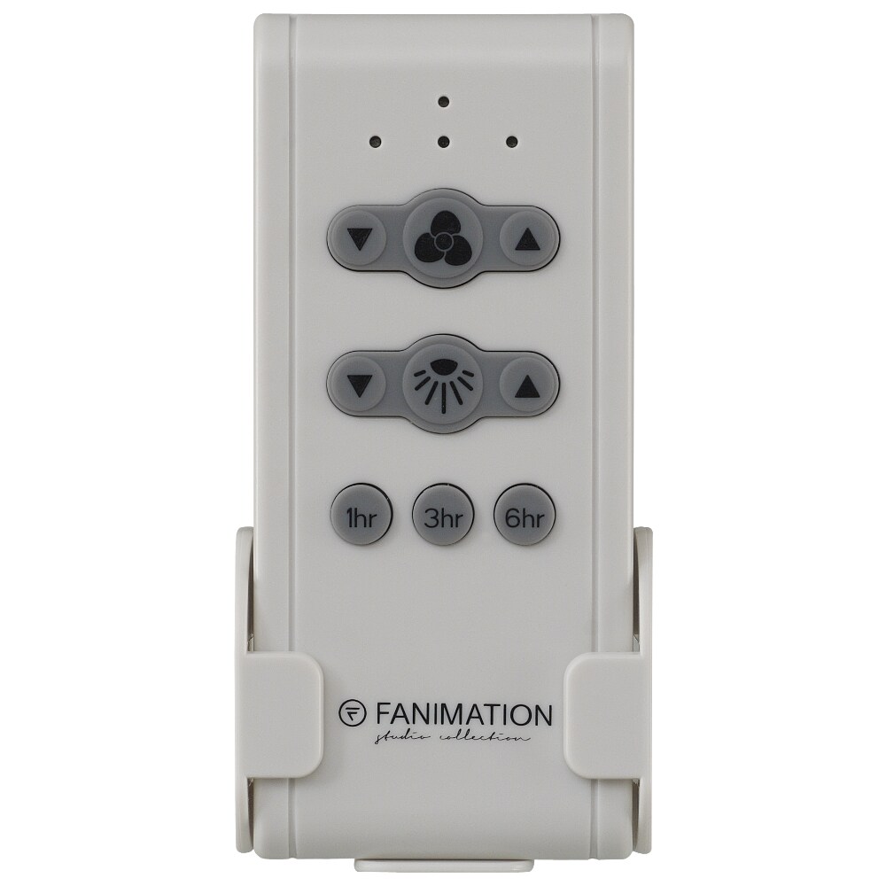 Fanimation Studio Collection Pylon 48-in Matte Black LED Indoor Ceiling Fan with Light Remote (3-Blade)