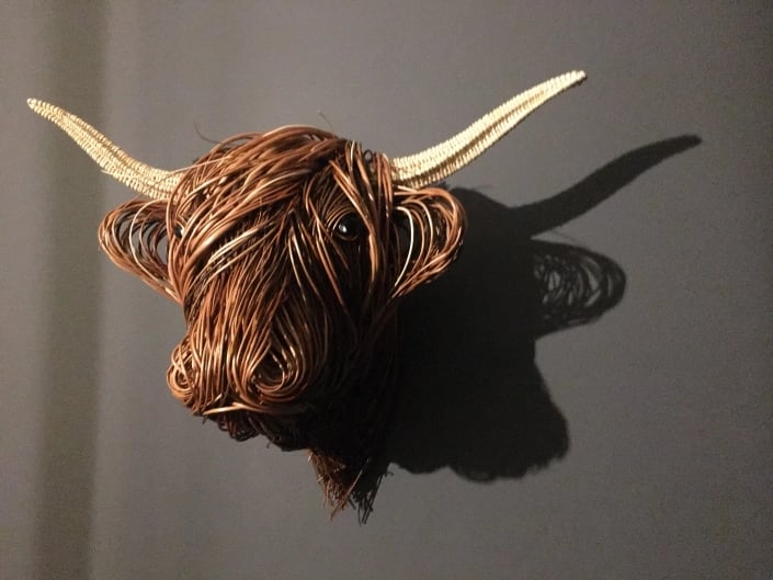 Woven Willow Highland Cow-🎁2023-Christmas Hot Sale🎁