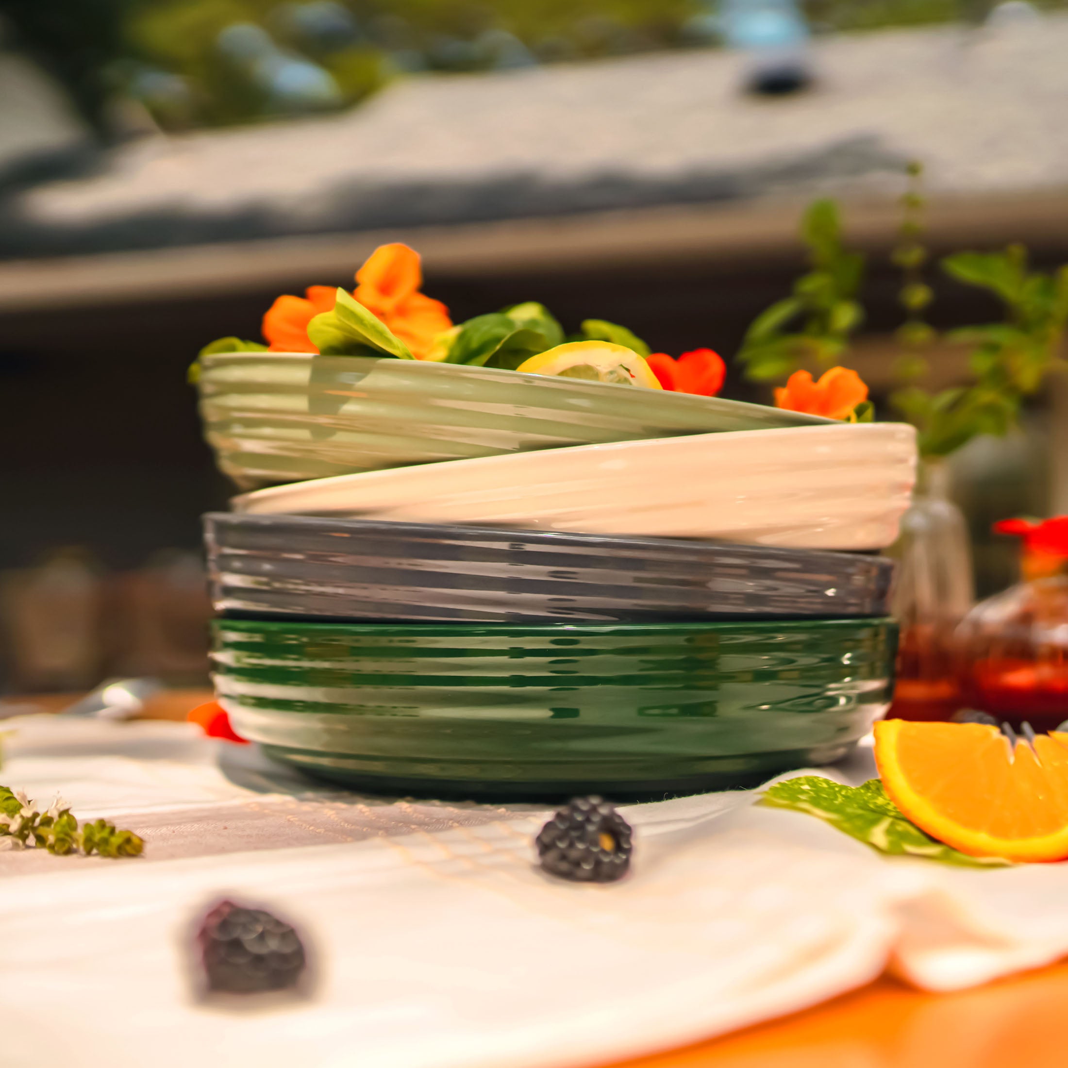 Vego Salad Serving Bowl - 2 Pack